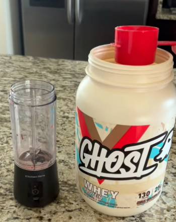 ghost coffe ice cream protein powder