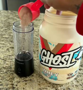 ghost coffe ice cream protein powder