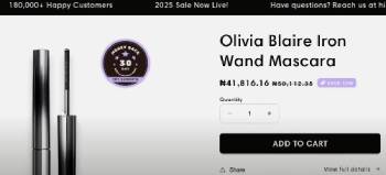olivia blaire mascara